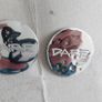 2 x Dare chrome centre badges - Multiple Items Can Be Added For Delivery Image 2
