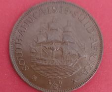 South Africa 1935 Half Penny  Coin Very Fine Condition