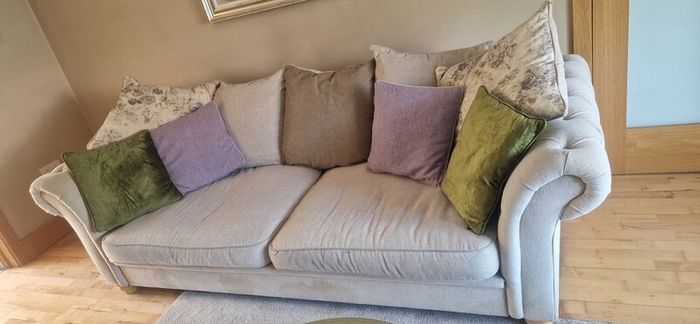 4 seater sofa and 2 armchairs