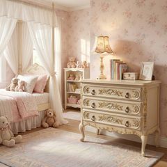 Nice old painted small chest of drawers
