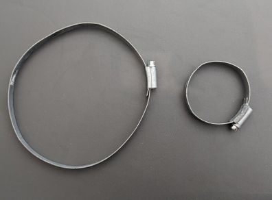 Large hose clamps (size 3 and 7)