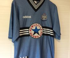 Newcastle United Jersey. Official Adidas Mens Away Jersey From Season 1996/1997. True Vintage. From The Time. Not A Modern Day Remake.
