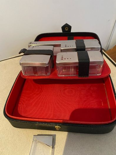 Travel set of trinket boxes