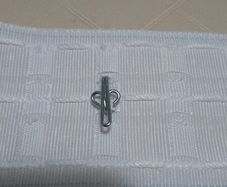 Metal curtain hooks