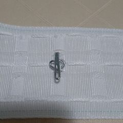 Metal curtain hooks