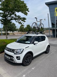 Nordrive Silenzio (Italian design) roof bars and BMW bike rack.