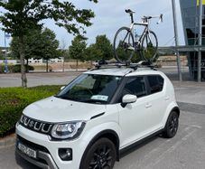 Nordrive Silenzio (Italian design) roof bars and BMW bike rack.