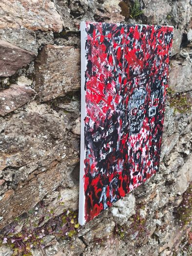 ONLY IF YOU LOVE  Original Acrylic Painting | They Fight for the Future #55