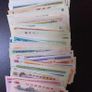 50 pcs Old Chinese Food Oil Tickets All Over The Country Daily Life Note Stamps for Collection Ancient Not Repeated Authentic Image 5