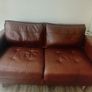 2 seated and arm chairs soft leather Image 2