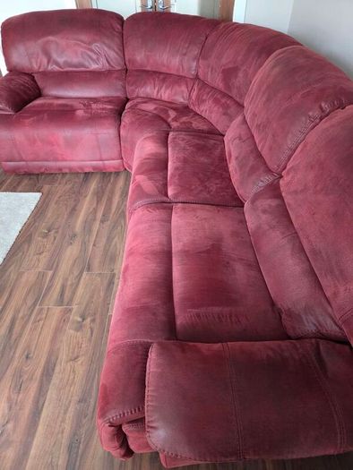 Corner recliner sofa