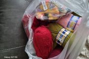 Job lot of assorted yarn including mohair