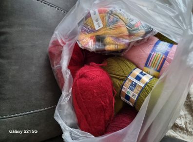 Job lot of assorted yarn including mohair