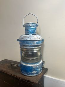 Antique Ouvard & Villars Ships Lamp