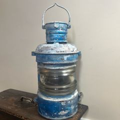 Antique Ouvard & Villars Ships Lamp