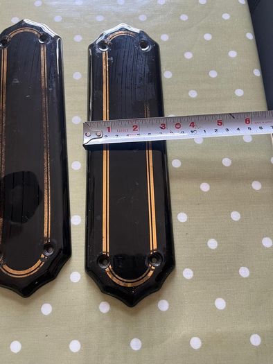 Vintage Finger Door plates