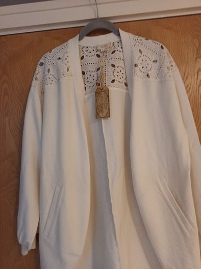 Fat Face Ivory  Cardigan/ JacketS. S- 12   B.N.W.T