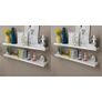 Wall Shelves 4 pcs White 120 cm Image 5