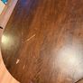 Solid oak dining table Image 2