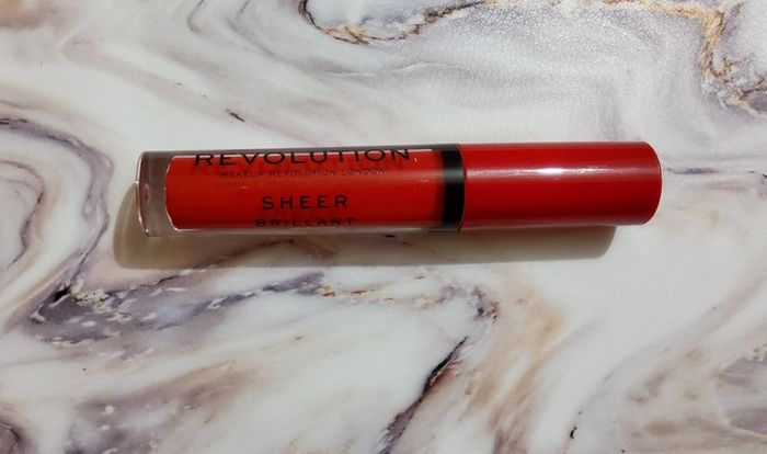 Revolution Sheer Lipgloss - 132 Cherry - New