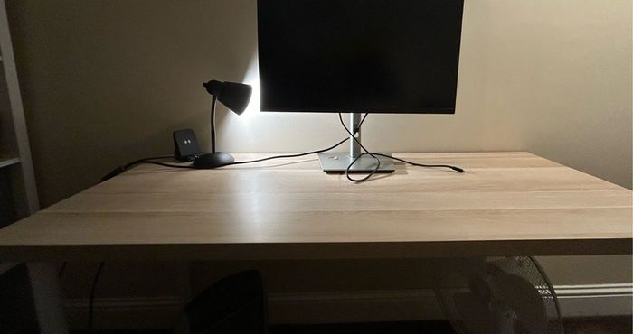 Ikea Langkapten White Oak Desk