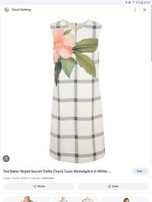 Rare Ted Baker - Nayeli Secret Trellis Dress - UK 8 - BNWT RRP 180