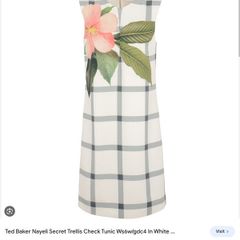 Rare Ted Baker - Nayeli Secret Trellis Dress - UK 8 - BNWT RRP 180