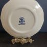 Fabulous Set of Five Mason's Ironstone Blue Vista 8 Inch Salad Plates in Excellent Vintage Condition, Circa 1950 Image 6