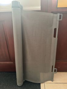 Grey Retractable Safety Gate
