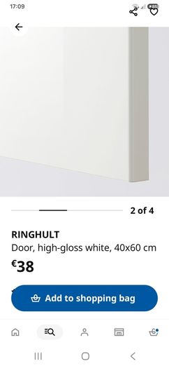 High gloss kitchen cabinet doors