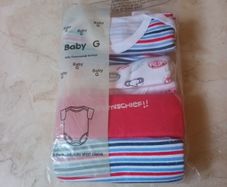 Baby Boys  Bodysuits X 4..   Age - Newbourn 0-3 months.  New.