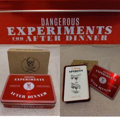Experiments for After Dinner Games in gift tin
