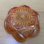 Vintage iridescent carnival glass c1940 Image 3