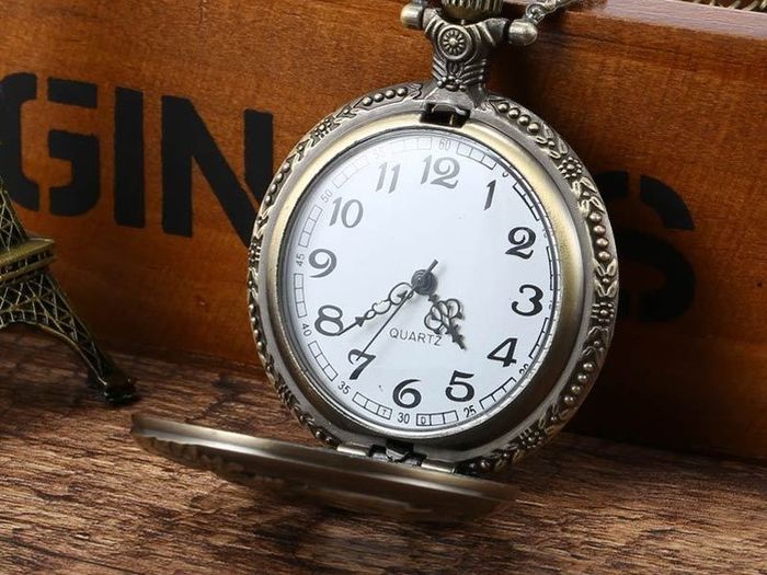 Vintage Style Cobra Snake Pocket Watch