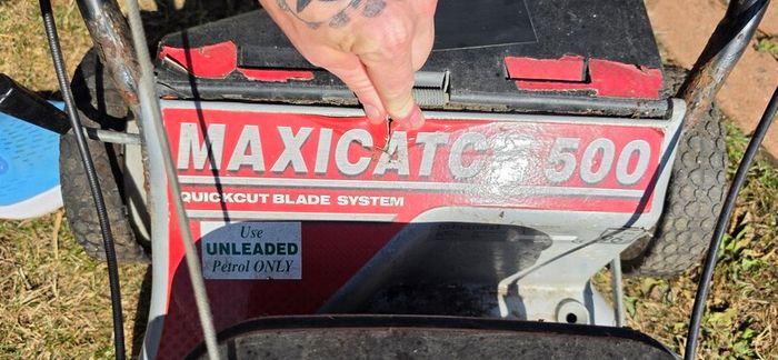 Maxicatch petrol lawnmower