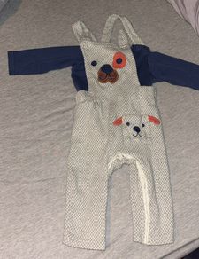 Dog baby outfit 6-9