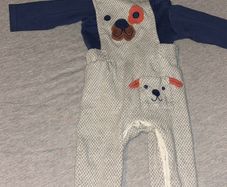 Dog baby outfit 6-9