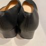 Women shoes low heel black leather designer Unisa size 5 BNWT Image 3