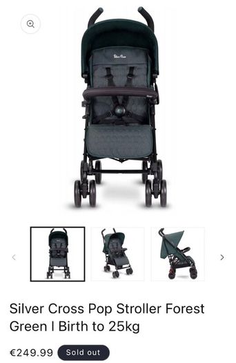 Silver Cross Pop (buggy/stroller)