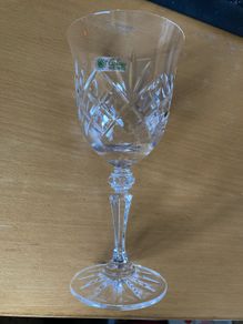Galway Crystal Oranmore red wine glasses