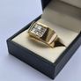 14K Gold And Diamond Ring Image 5