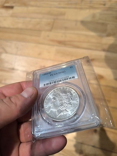 1884-O Morgan dollar