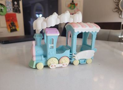Sylvanian family floating cloud rainbow train