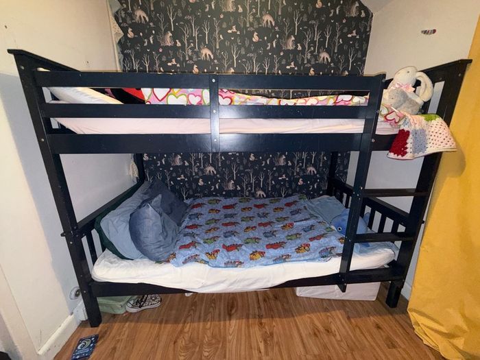 Dark Blue Bunk Beds