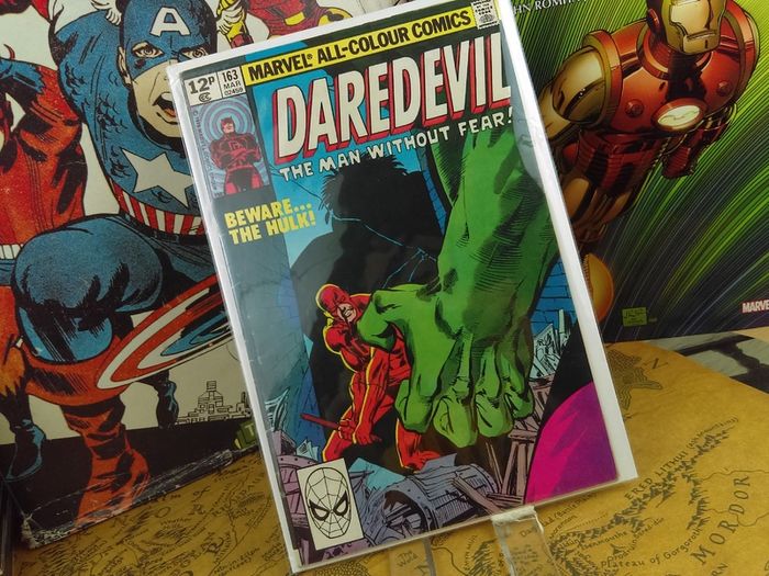 Daredevil #163 ! HULK Appearance ! Bronze Age Comic From 1980 ! by Marvel !