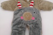 Cosy Fluffy Donkey Baby Suit With Hood 6 Months