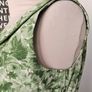 Vintage 1950s 1960s green floral cotton tea dress handmade feminine summer S 8 10 Image 5