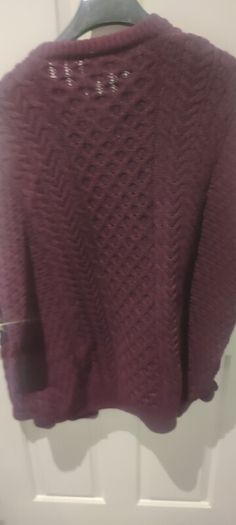 bnwt pure wool Aran cardigan
