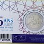 Belgium 2 Euro Commemorative Coin 2022 - Erasmus. BU. Coincard. Image 2