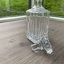 Heavy Cut Crystal Glass Square Whisky Decanter with Stopper 26cm 1.75kg Image 4